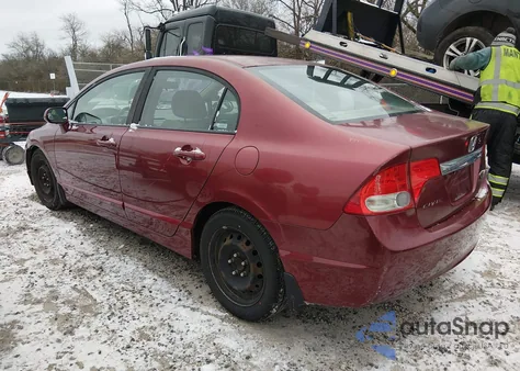 2009 Honda Civic Lx z USA, uszkodzony, nr VIN 19XFA165X9E009308